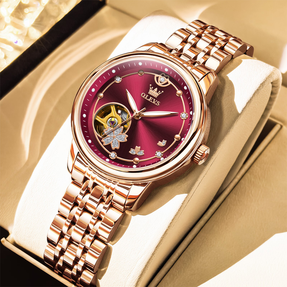 Luxury Watch Cheap - Jam Tangan Wanita Kasual Mewah Merah