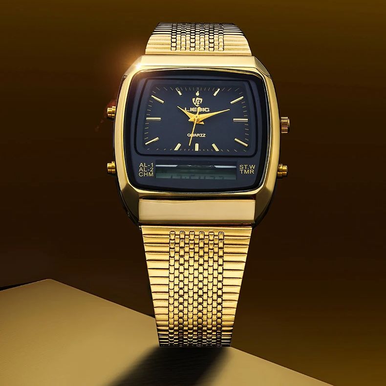 Luxury Watch List - LIEBIG Jam Tangan Kuarsa Digital Mewah