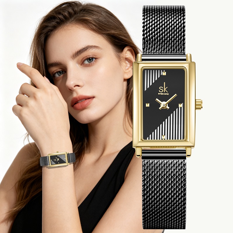 Best Luxury Quartz Watch - Shengke jam tangan wanita modis mewah