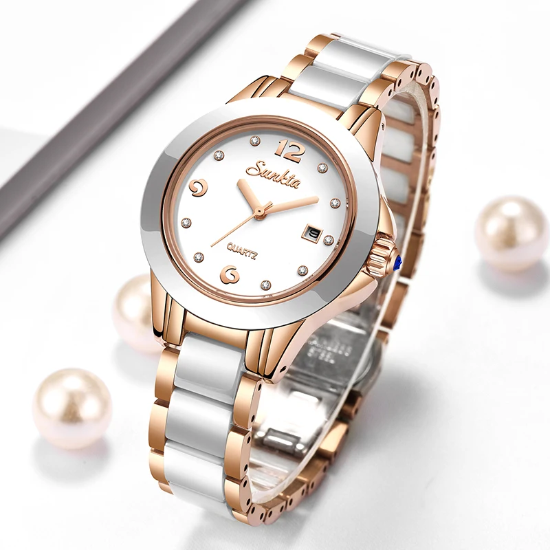 Luxury Watch - Sunkta Jam Tangan Wanita Kuarsa Kasual