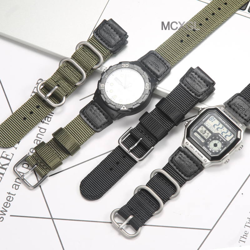Luxury Watch Casio - Tali Jam Nilon 18Mm untuk Casio