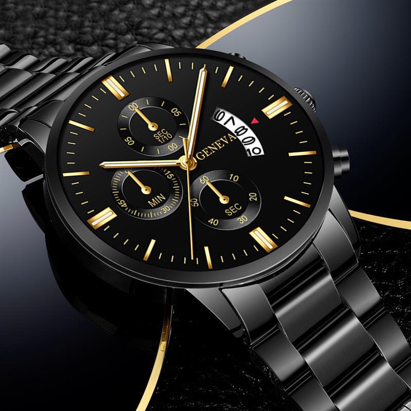 Jam Tangan Pria Mewah Stainles - Best Luxury Quartz Watch ulasan dan harga