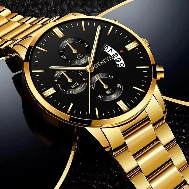 Jam Tangan Pria Mewah Stainles - Best Luxury Quartz Watch ulasan dan harga