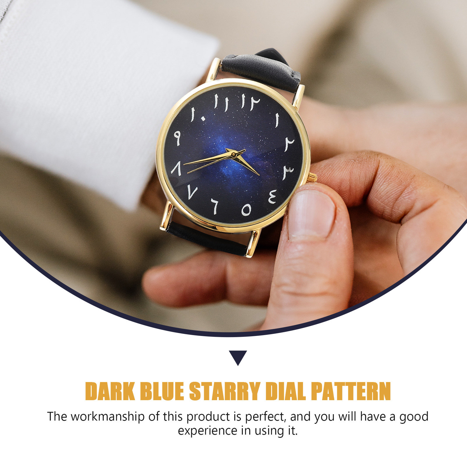 Jam Tangan Quartz Dial Langit  - Luxury Watch With Arabic Numerals ulasan dan harga