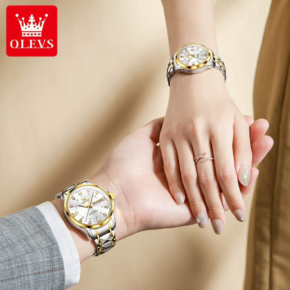 OLEVS 2906 Jam Tangan Pasangan - Best Luxury Quartz Watch ulasan dan harga