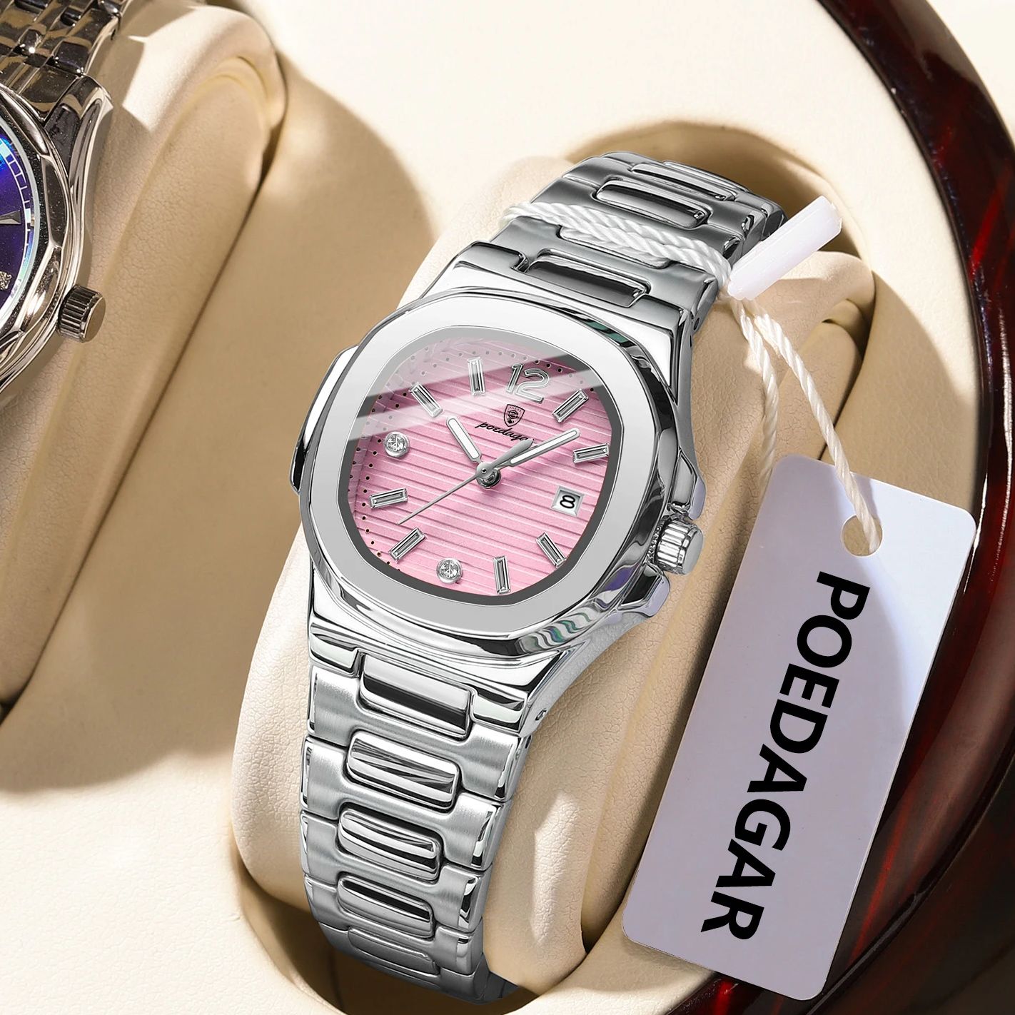 Jam Tangan Wanita POEDAGAR Squ - Lux Watch ulasan dan harga
