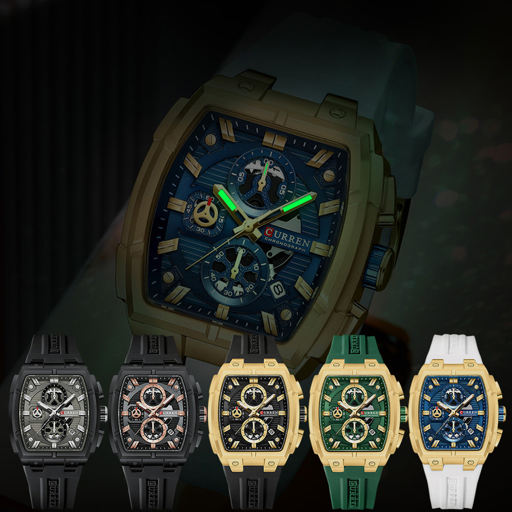 Jam Tangan Mewah Vintage CURRE - Best Luxury Quartz Watch ulasan dan harga
