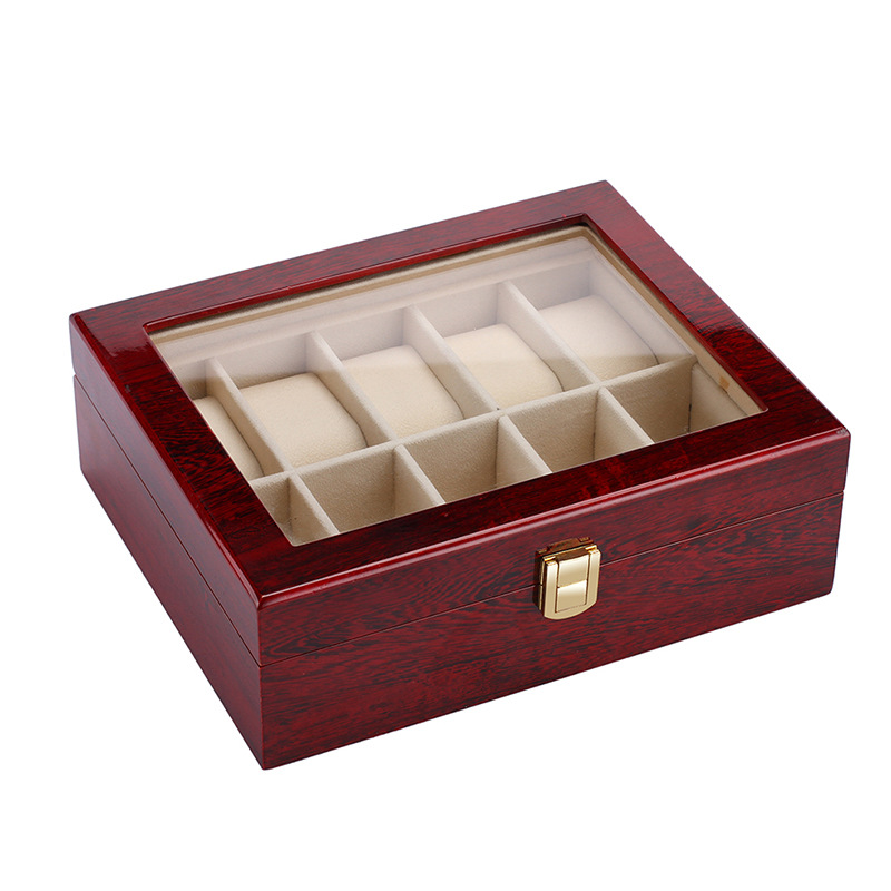 Kotak Jam Tangan Kayu Mewah 10 - Luxury Watch Grade ulasan dan harga