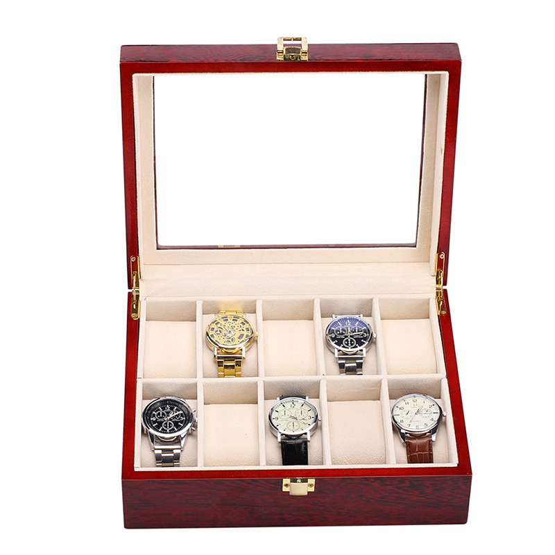 Kotak Jam Tangan Kayu Mewah 10 - Luxury Watch Grade ulasan dan harga