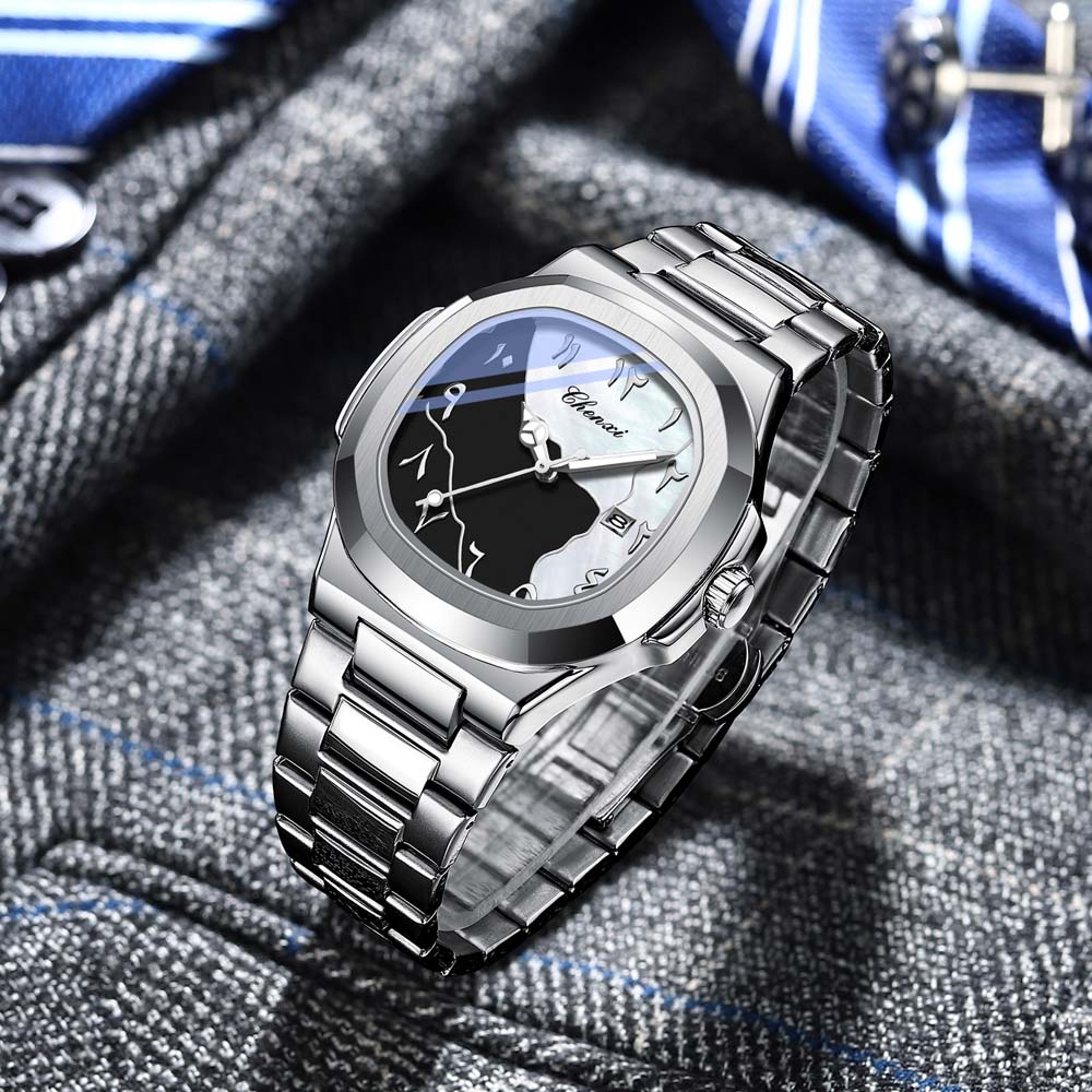 CHENXI Jam Tangan Pria Baru An - Luxury Watch With Arabic Numerals ulasan dan harga