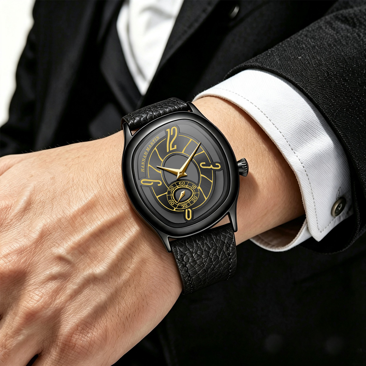 HANNAH MARTIN Jam Tangan Kulit - Luxury Watch ulasan dan harga