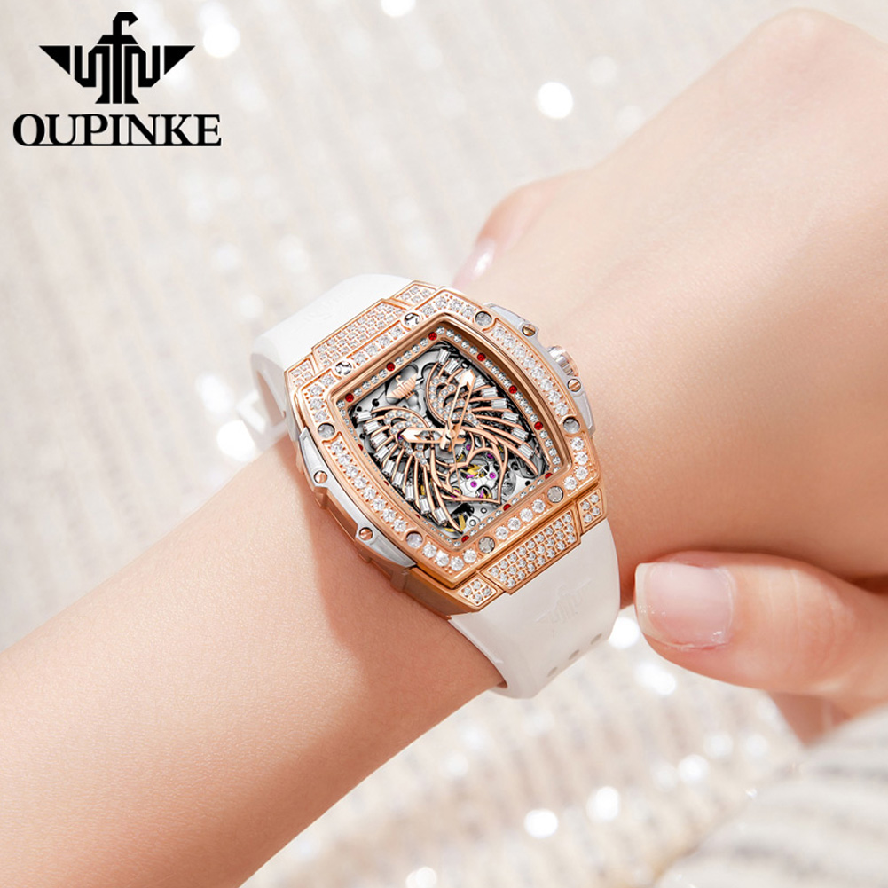 OUPINKE 3225 Set Kotak Jam Tan - Luxury Watch ulasan dan harga