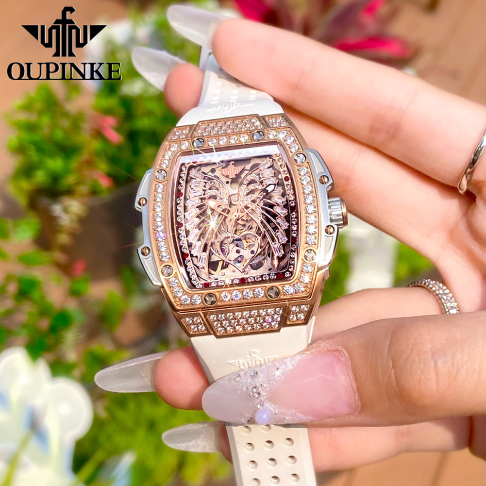 OUPINKE 3225 Set Kotak Jam Tan - Luxury Watch ulasan dan harga