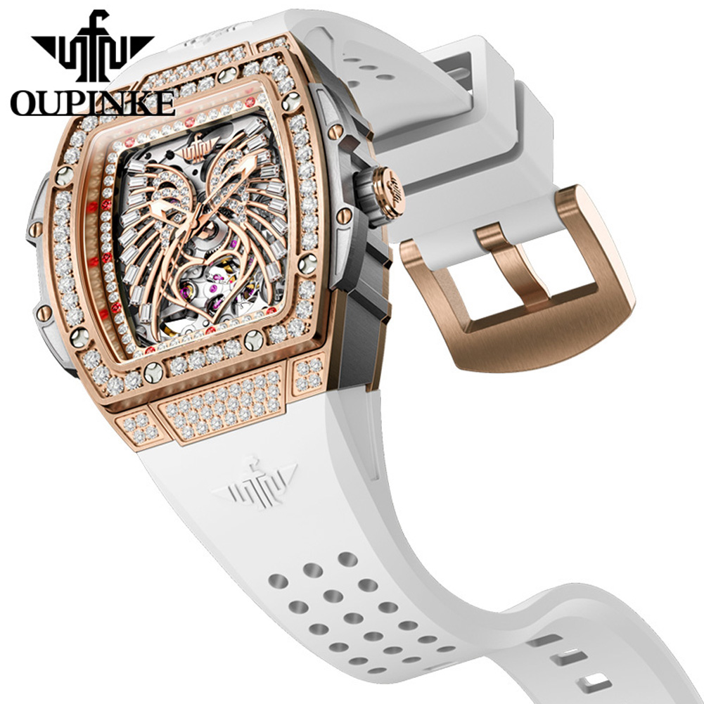 OUPINKE 3225 Set Kotak Jam Tan - Luxury Watch ulasan dan harga