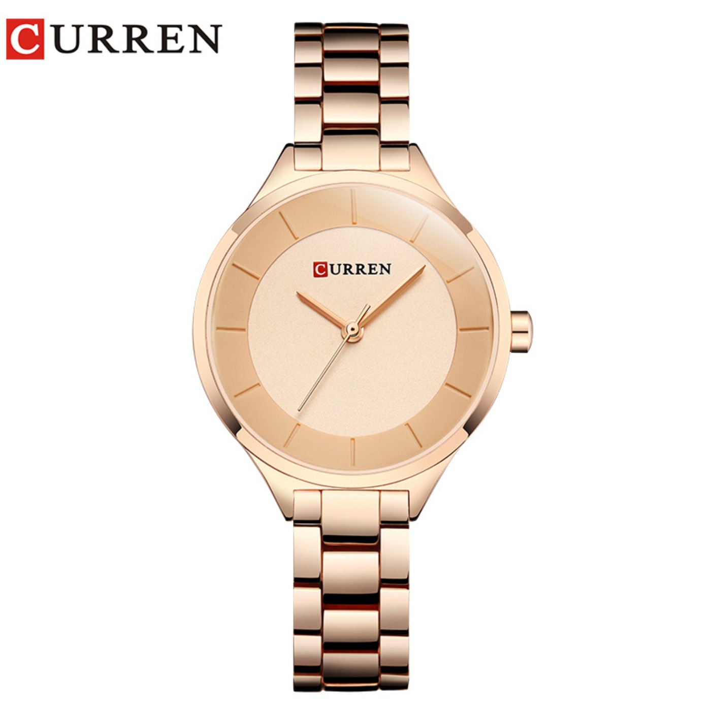CURREN Jam Tangan Gelang Wanit - Luxury Watch ulasan dan harga