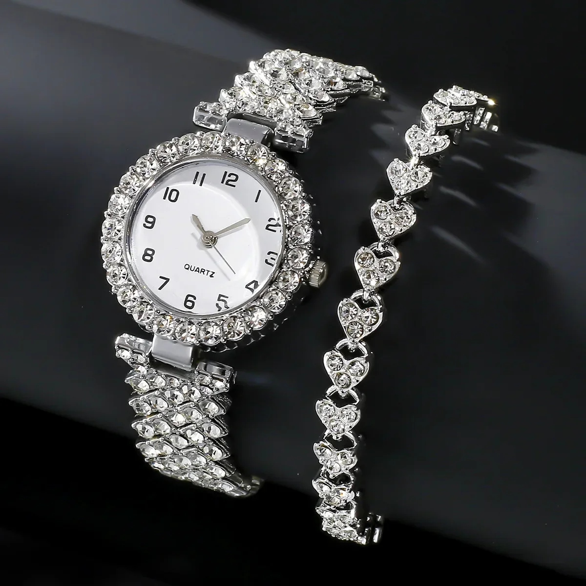 1pcs/2pcs Set Jam Tangan Wanit - Lux Watch ulasan dan harga