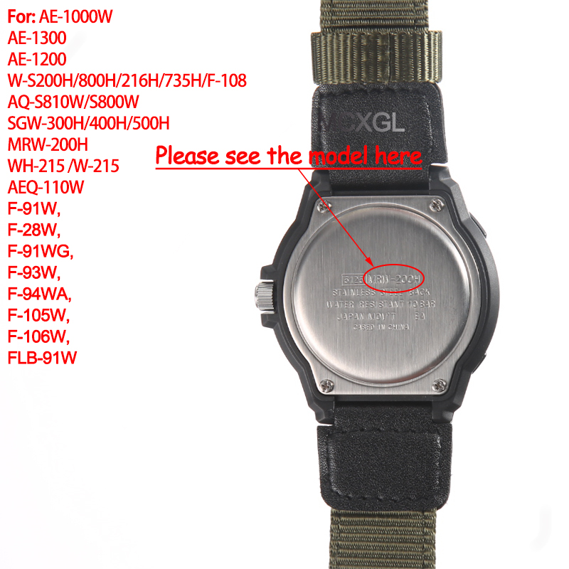 Tali Jam Nilon 18Mm untuk Casi - Luxury Watch Casio ulasan dan harga