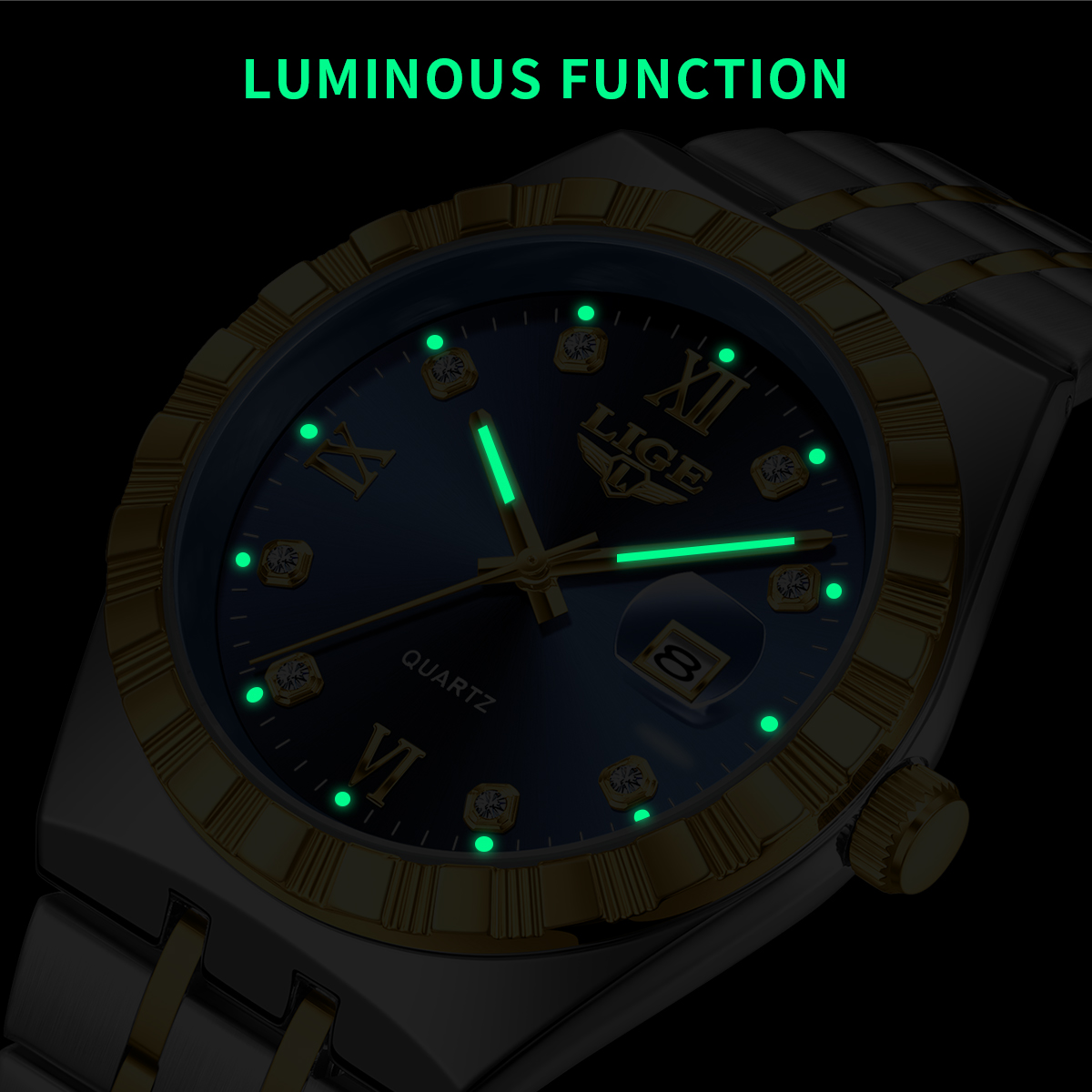 Jam Tangan Pria LIGE, Merek Te - Best Luxury Quartz Watch ulasan dan harga